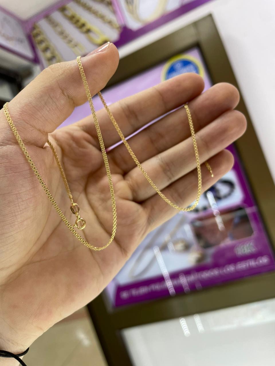 Cadena China 45 cm/ 2,49 gr/ Oro 18K Italiano