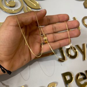 Cadena Mini Hermes 50 cm/1,25 gr/Oro18K Italiano